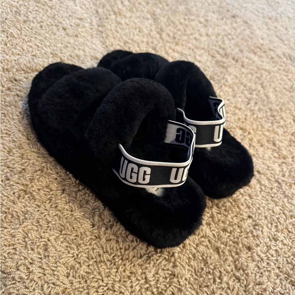 UGG Platform Sherpa Sandals